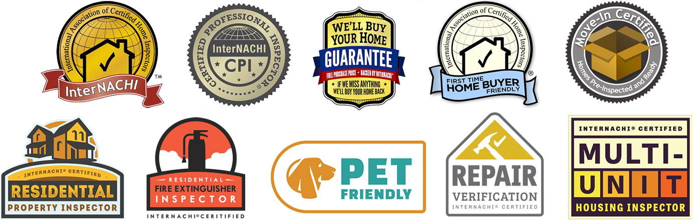 InterNACHI Certification Logos